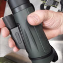Space Scope holding product on camera