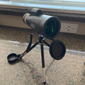 Space Scope placed on floor