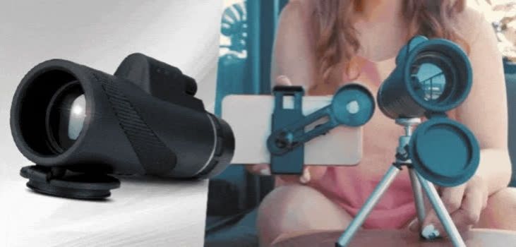 girl taking professional-quality images with Space Scope